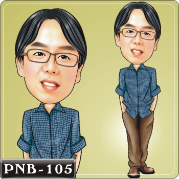 男生人像Q版漫畫PNB-105